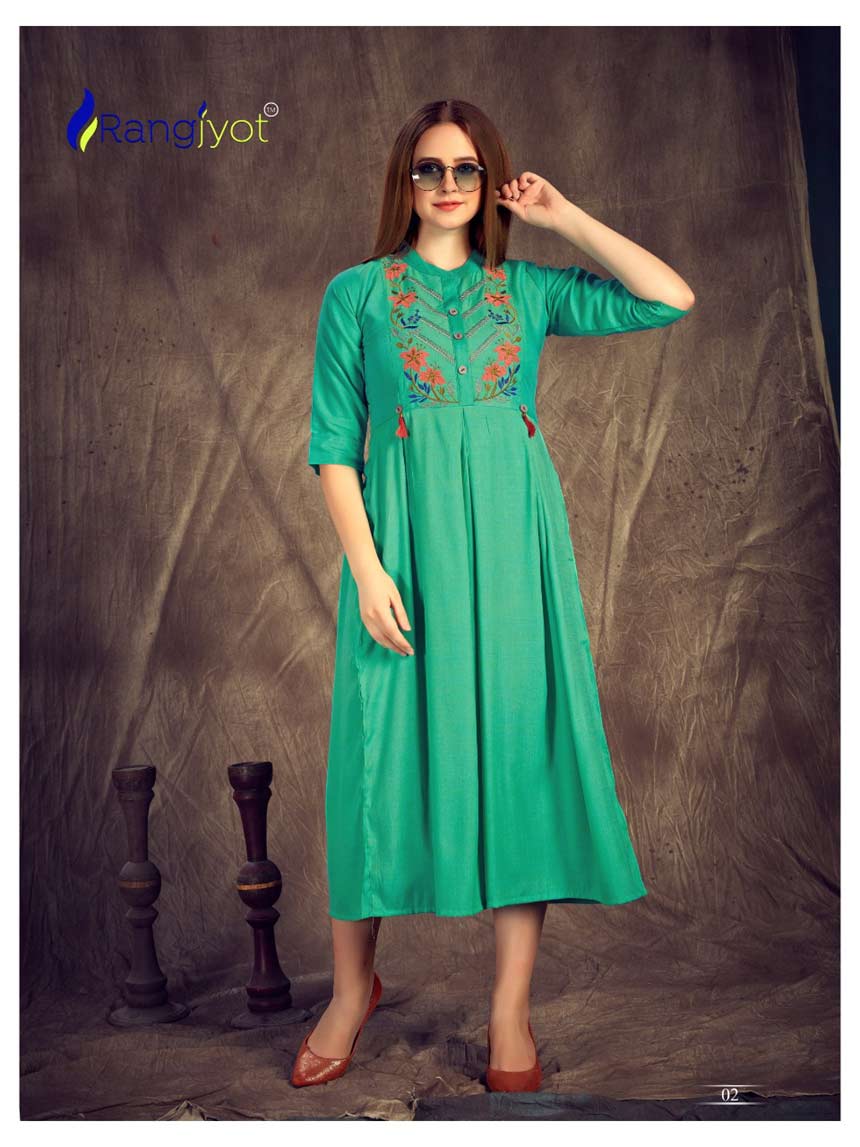 Herry Vol-3 Whosale Rayon Kurti Set Herry Vol-3 Whosale Rayon Kurti Set